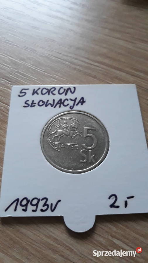 5 Koron Słowacja 1993 r Konin