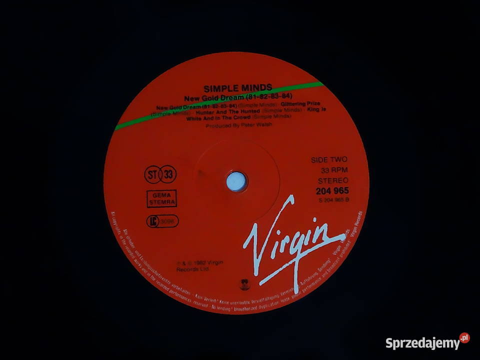 Simple Minds Gold Dream 81828384 lubelskie Biłgoraj