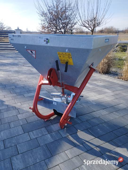 Rozsiewacz do nawozu Ocynkowany 500L Siewka z nieuszkodzony Gabrylewszczyzna