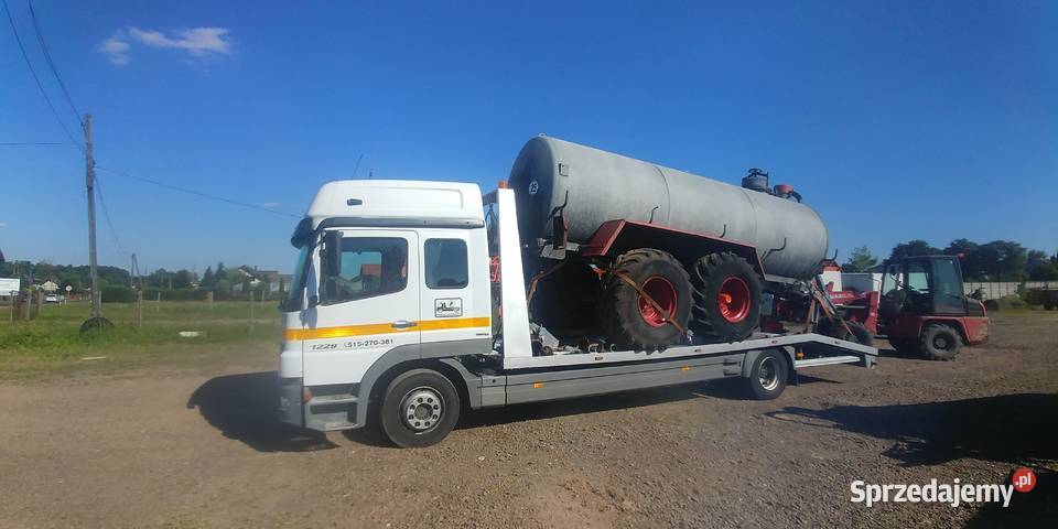 Pomoc drogowa Autolaweta Laweta Transport Maszyn Brzeziny