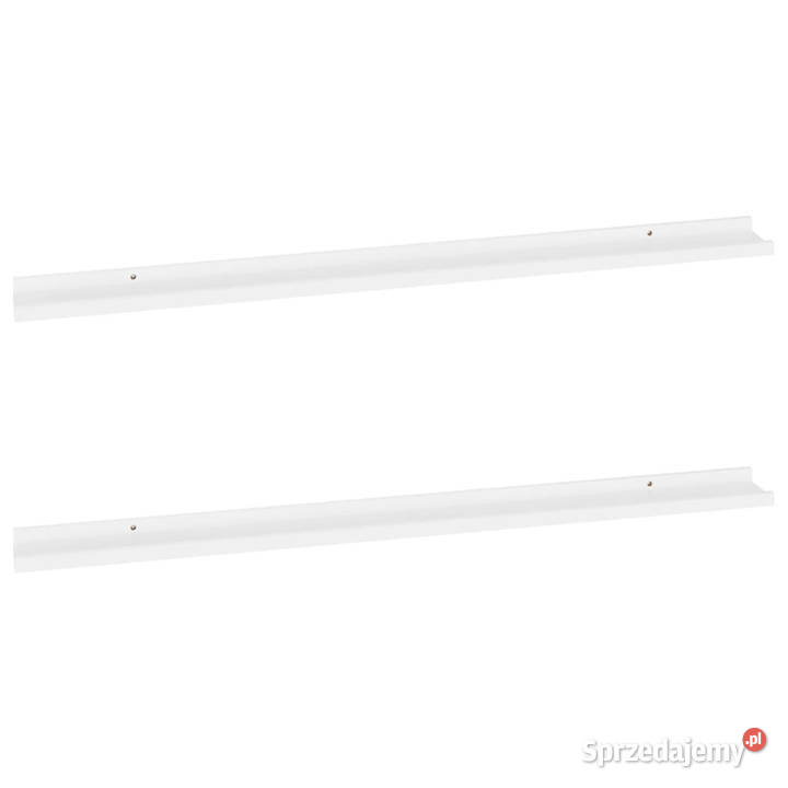 Półki ścienne 2 białe 115x9x3 WM326659 mazowieckie
