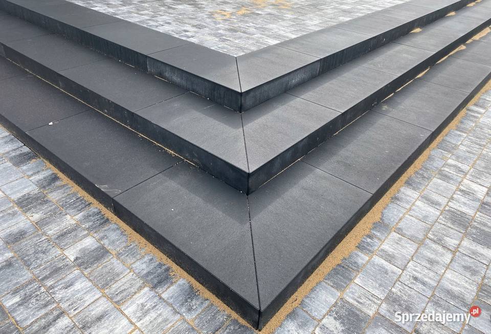 Stopień Venetto Betonowy skośny 45x90 grafit II Wielogóra