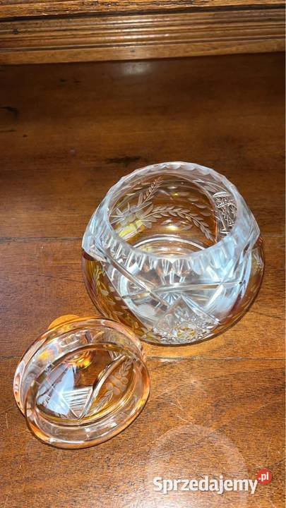 Puzderko kryształ Przezroczysty z miodowymi Gdańsk