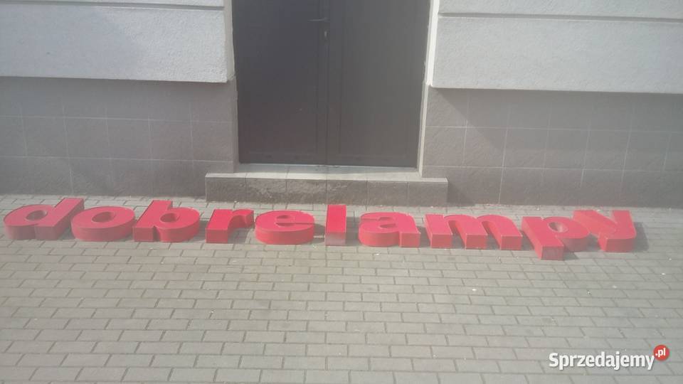 Szyld podświetlany LAMPY litery przestrzenne mazowieckie Warszawa