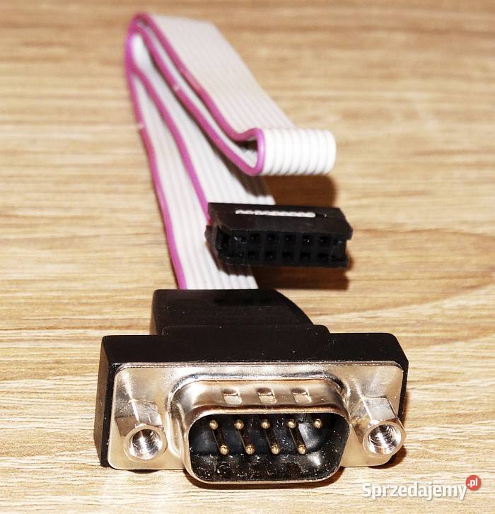 Port szeregowy męski RS232 COM 9pin do śledzia Elektronika Gliwice