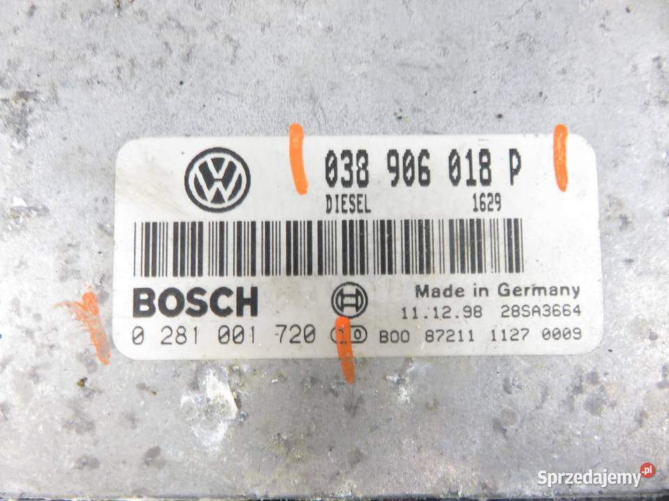 STEROWNIK VW PASSAT B5 19 TDI 038906018P