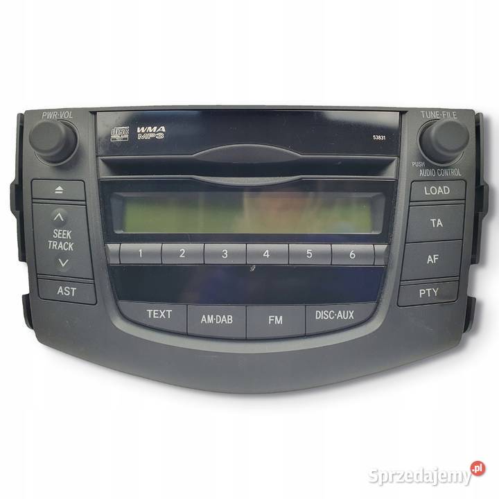 RADIO CD RADIOODTWARZACZ Radio Toyota Rav4 III Sprzęt audio fabryczny