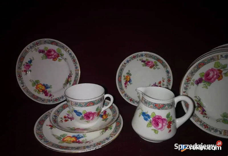 Filiżanka z talerzykiem deserowym SHELLEY