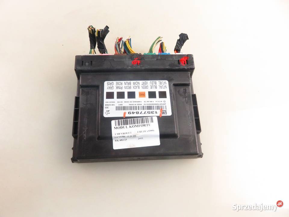 MODUŁ KOMFORTU CHEVROLET CRUZE J300 13577849
