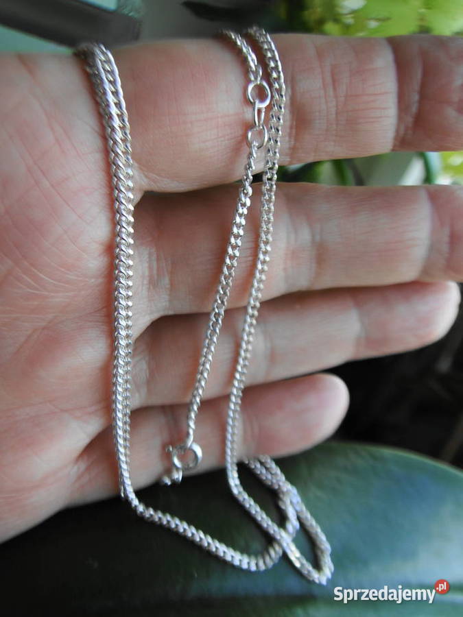 Długi masywny łańcuch srebro 925 srebro Warszawa sprzedam