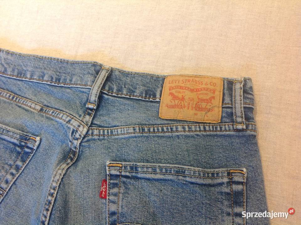 Spodnie Męskie Jeans Levis 511 M W32 L 30 lubuskie Nowa Sól