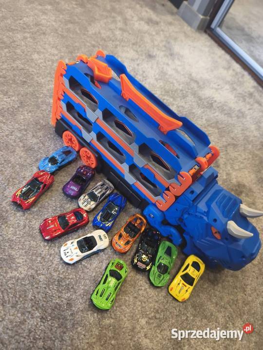 Tor hotwheels 12 aut tyranozaur rex Plastik