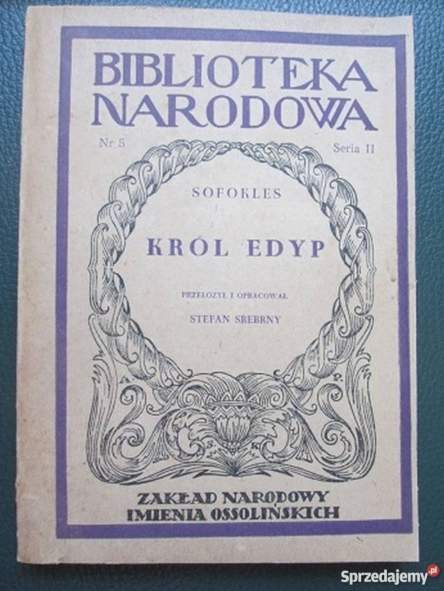KRÓL EDYP SOFOKLES Koszalin sprzedam