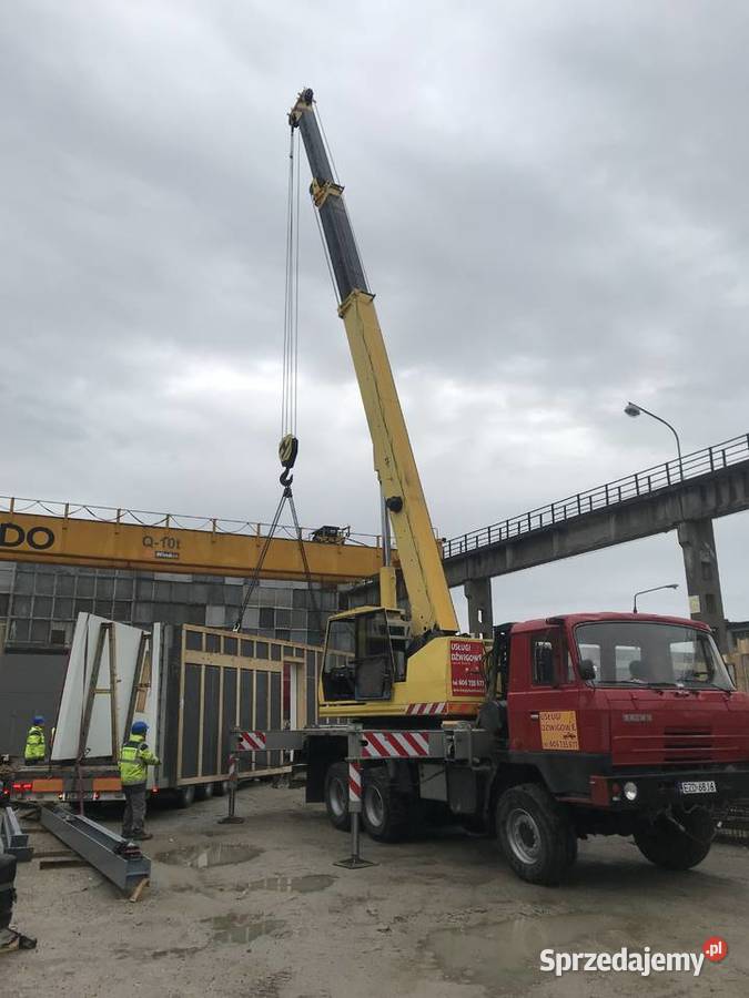 Usługi dźwigowe Zduńska Wola Łask Szadek Sieradz współpraca