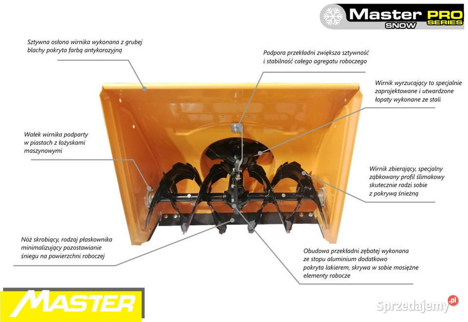 MASTERCUT KCM24F ODŚNIEŻARKA SPALINOWA PŁUG DO Opalenica sprzedam