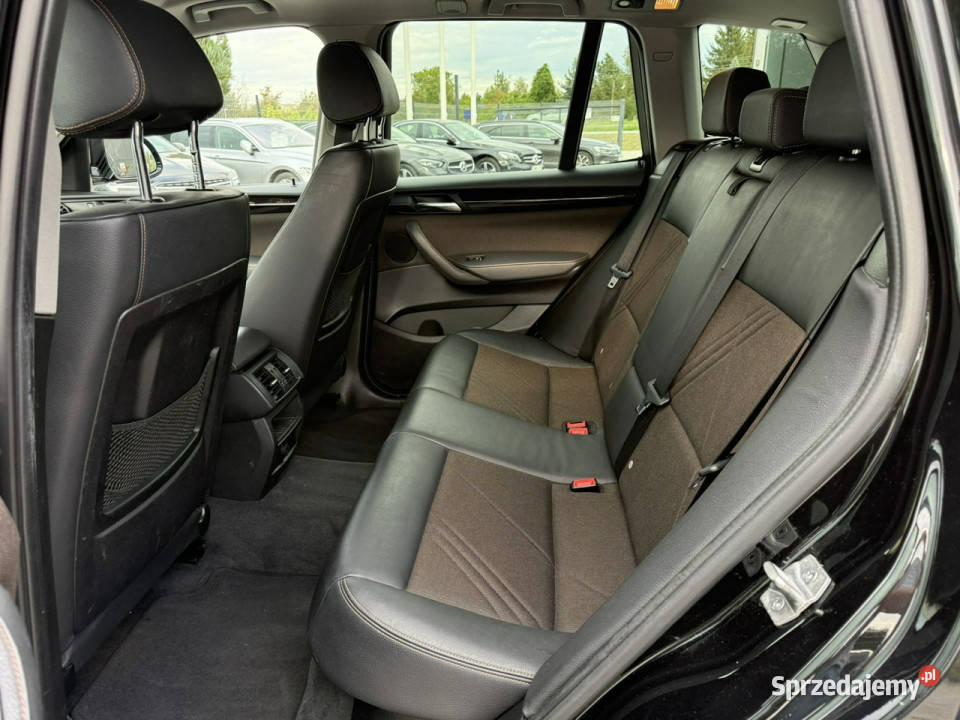 BMW X3 20D 150 2015r skóry Navi hak zadbana F25 wielofunkcyjna kierownica Wrocław sprzedam