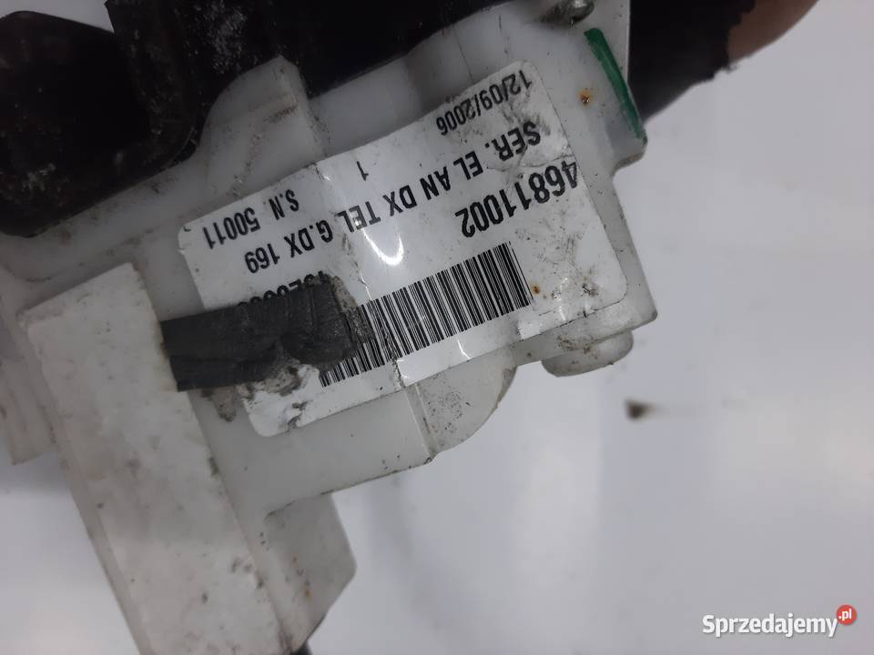 Fiat Panda II Zamek Drzwi Przód Prawy z CZ 6 Pin osobowe Zamki, wkładki i kluczyki Ksawerów