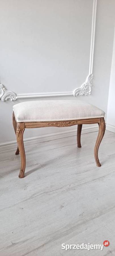 Stylowa pufa podnóżek stołek Ludwik Ludwikowska zachodniopomorskie