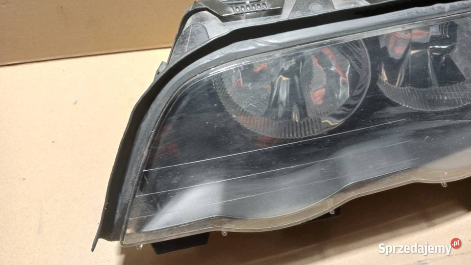 E46 SEDAN KOMBI LAMPA PRZÓD LEWY osobowe Lampy przednie Zbierkowo
