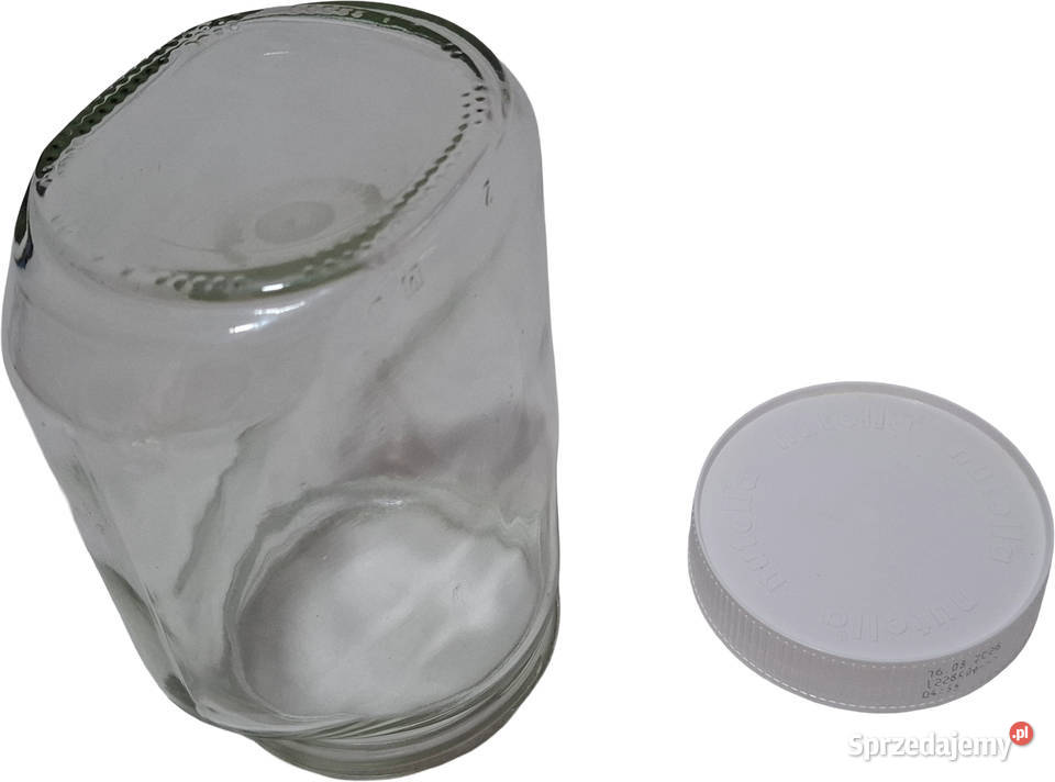 Szklany słoik Nutelli plastikowa nakrętka 825g sprzedam
