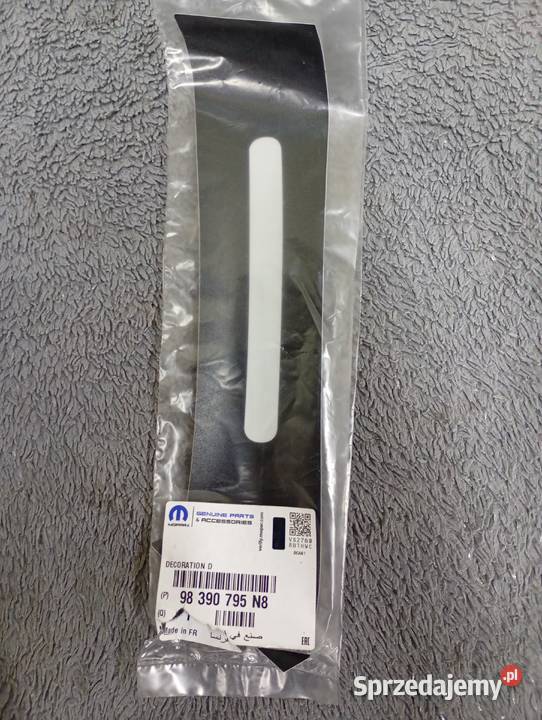 Naklejka citroen C3 lll tylni słupek Niechanowo