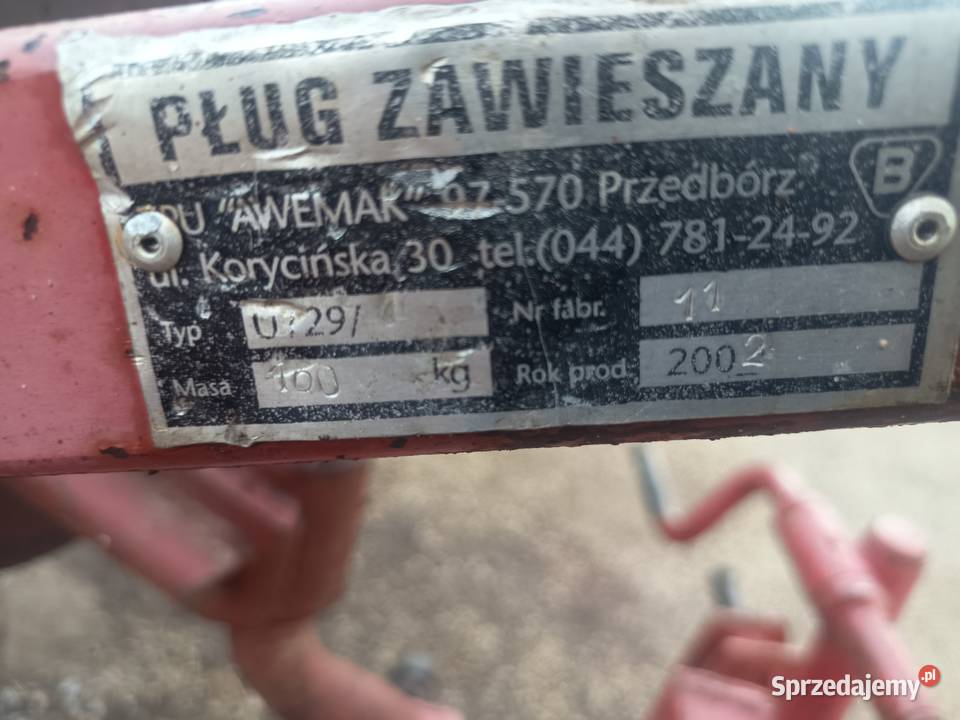 Pług orlik 2 skibowy oryginalnypług podorywkowy nieuszkodzony Magonie