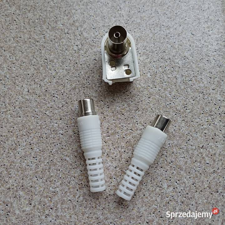 Gniazdo antenowe 2 wtyki antenowe nowe Sieradz sprzedam