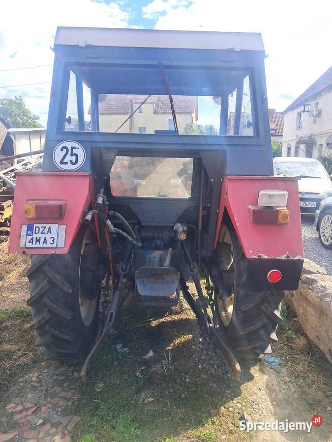 Ciągnik rolniczy Zetor z turem Tyniec nad Ślęzą
