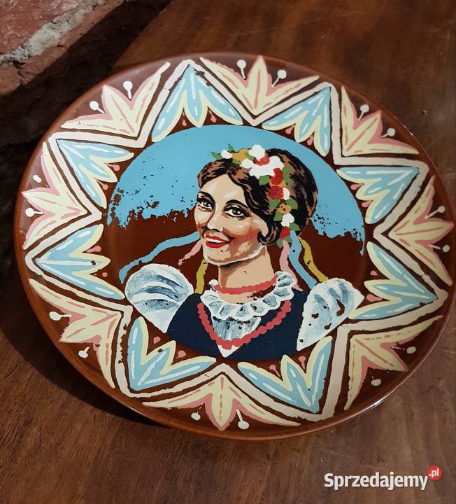 Patera talerz łowiczanka porcelit Pruszków Orneta