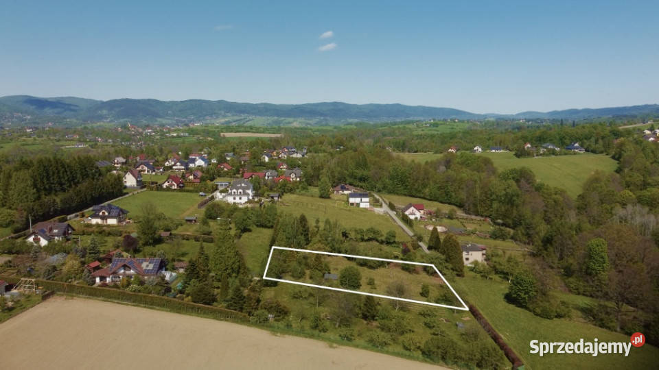 Dwie działki budowlane o łącznej pow 3200 m w Żywiec
