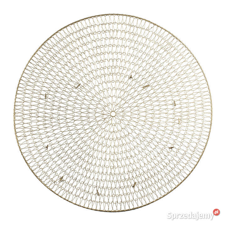 Dekoracja metalowa ścienna złota 73 organizer