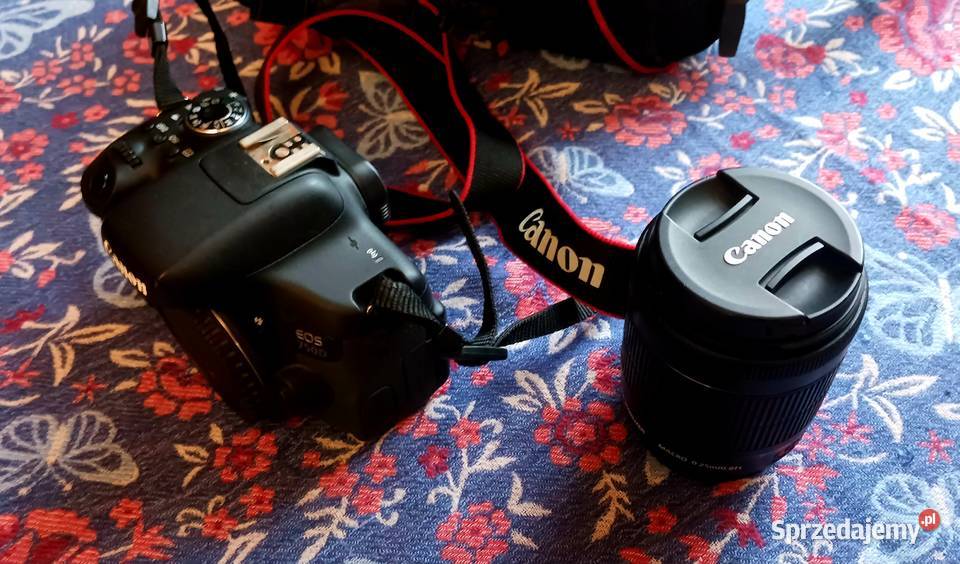 Aparat Canon EOS 750D obiektyw EFS 1855 MM Borów