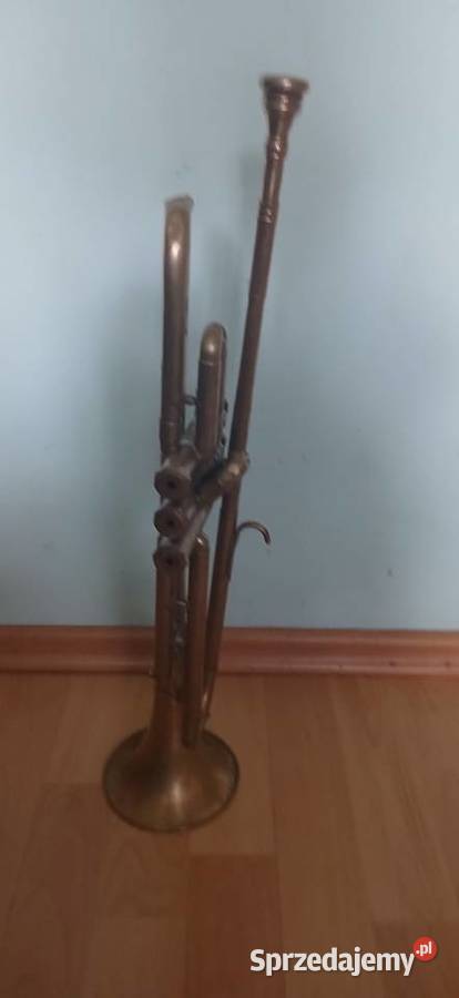 Stara mosiężna trąbka małopolskie
