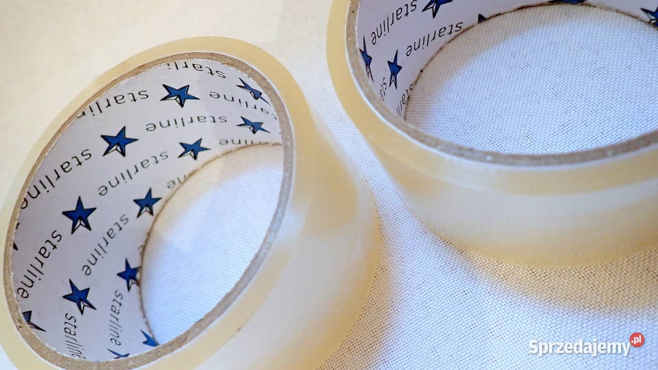 Taśma klejąca pakowa bezbarwna 40m Mocny Pozostałe Siewierz