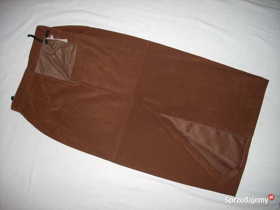 BARISAL długa spódnica Ołówkowa karmelowa 36 38