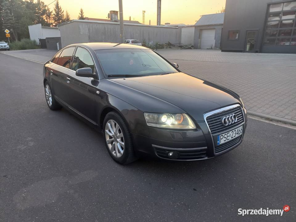 Audi A6 C6 24 V6 LPG sedan ładny elektrycznie ustawiane fotele Poznań