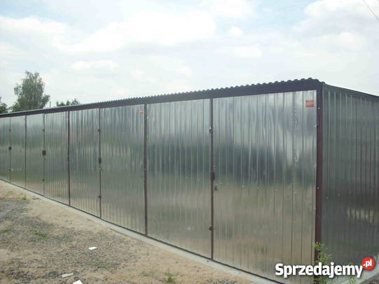 Garaż Blaszany Garaże Blaszane 45x5 zabudowa blacha Toruń