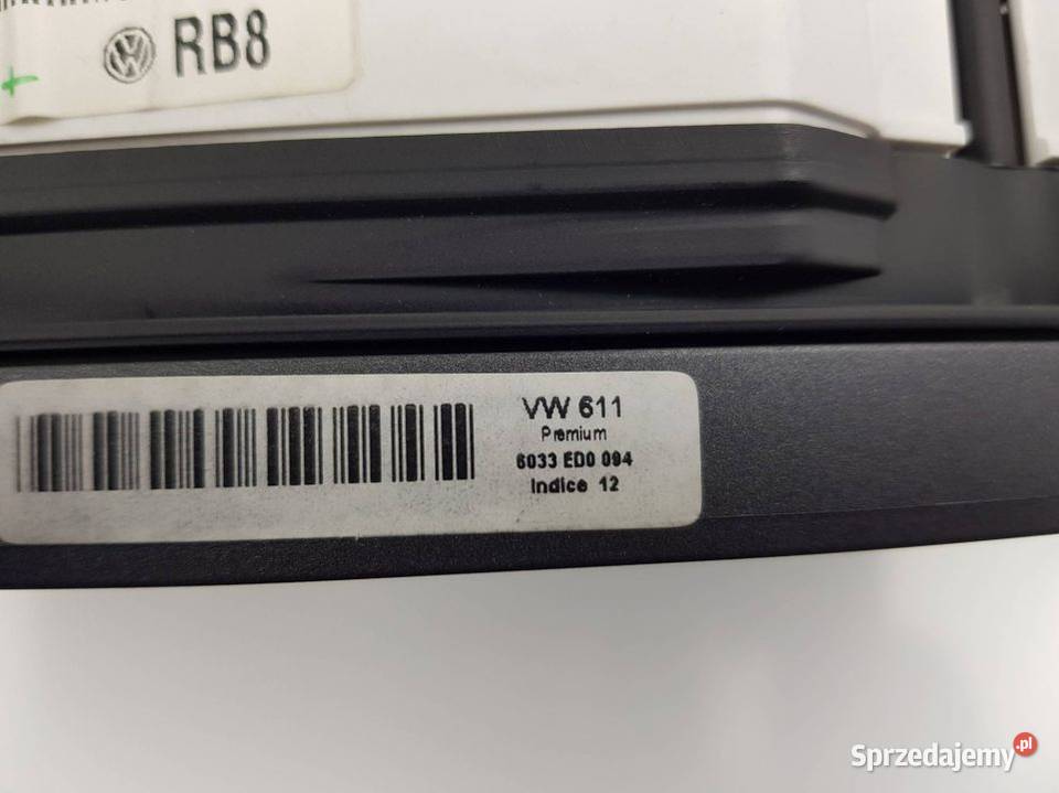 LICZNIK ZEGAR 3D0920885K PHAETON Lipno