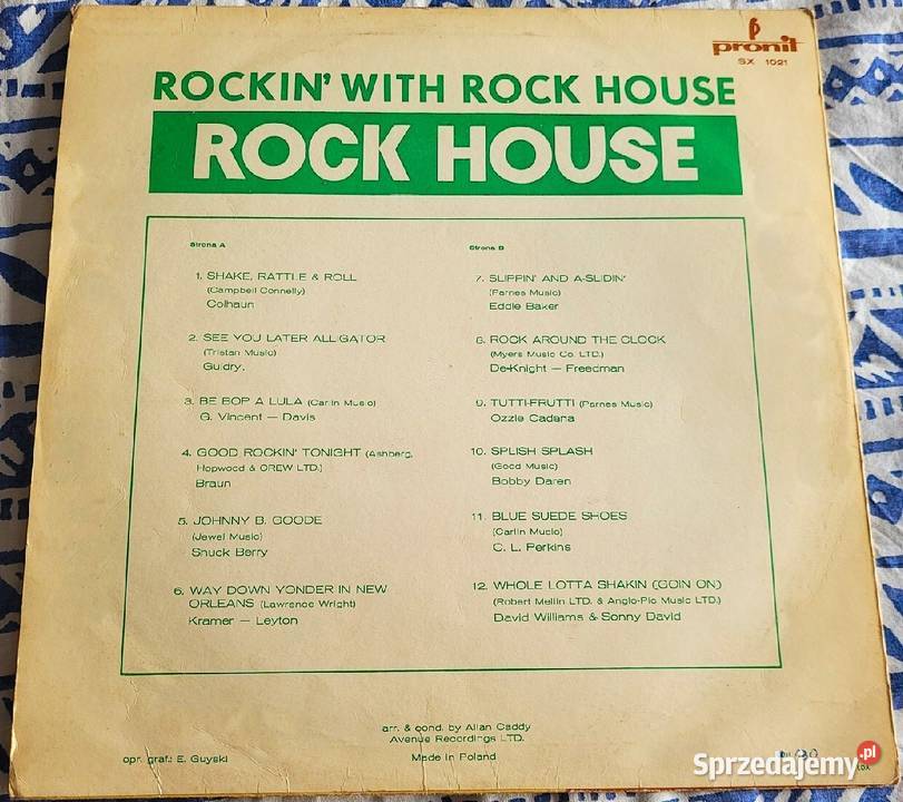 Rockin with Rock House Rock House płyta winylowa płyta winylowa Chełmno