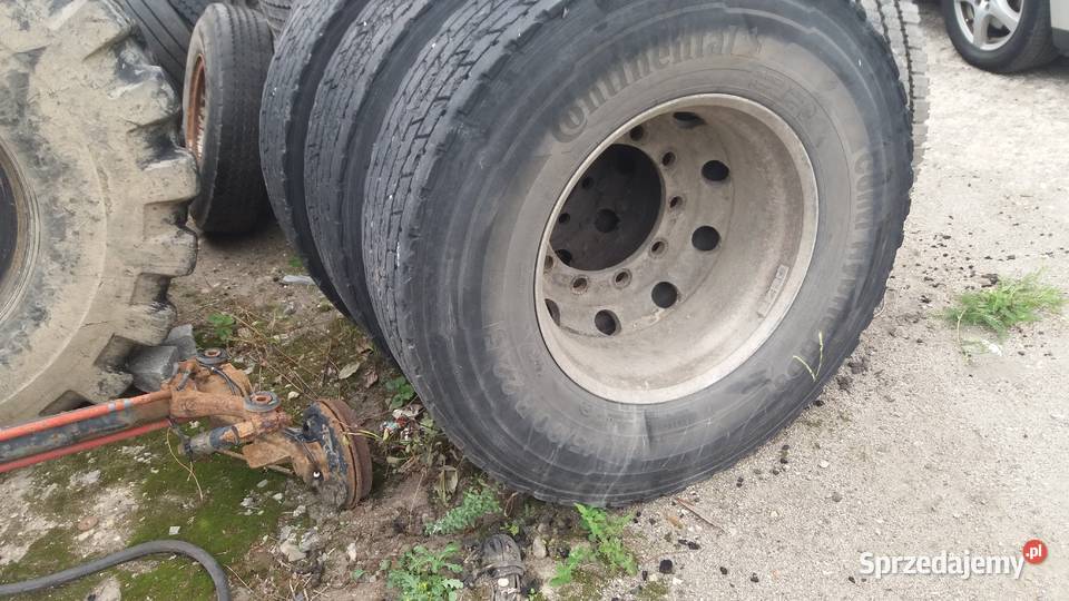 felgi alu TIR kpl możliwość zamontowania Paczków
