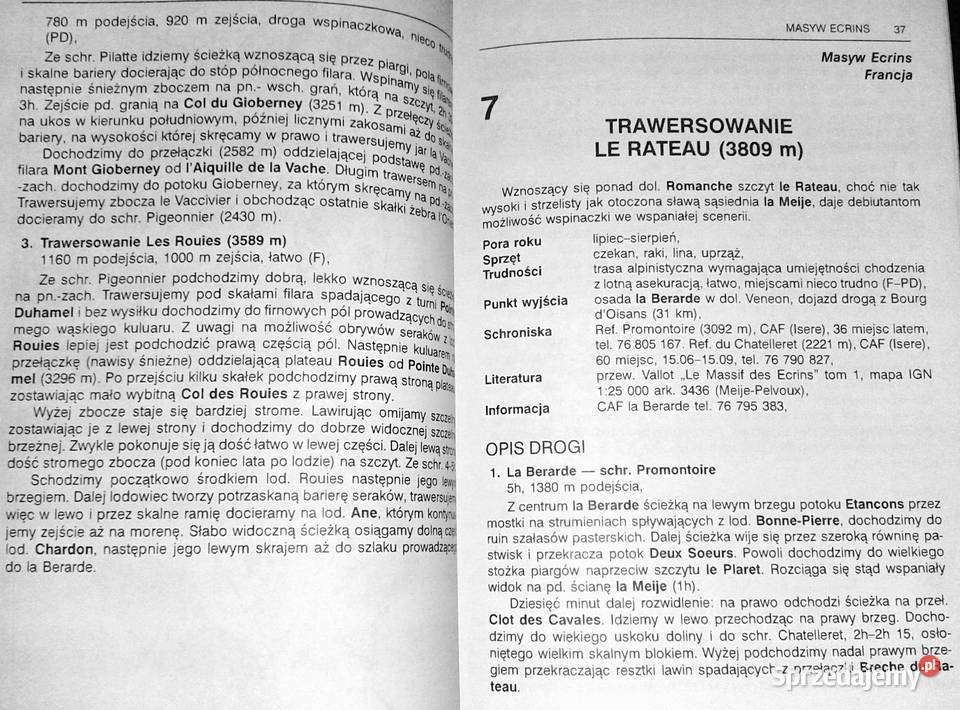 Alpy Wybór tras turystycznych i wspinaczkowych Chełm
