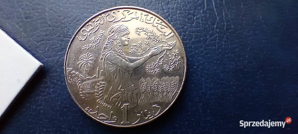 Stare monety 1 dinar 1997 Tunezja podkarpackie Lesko