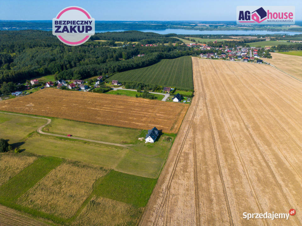 Działka Żarnowiec 1027m2 woda