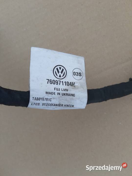 VW TOUAREG III 3 WIĄZKA PDC INSTALACJA Trzciel