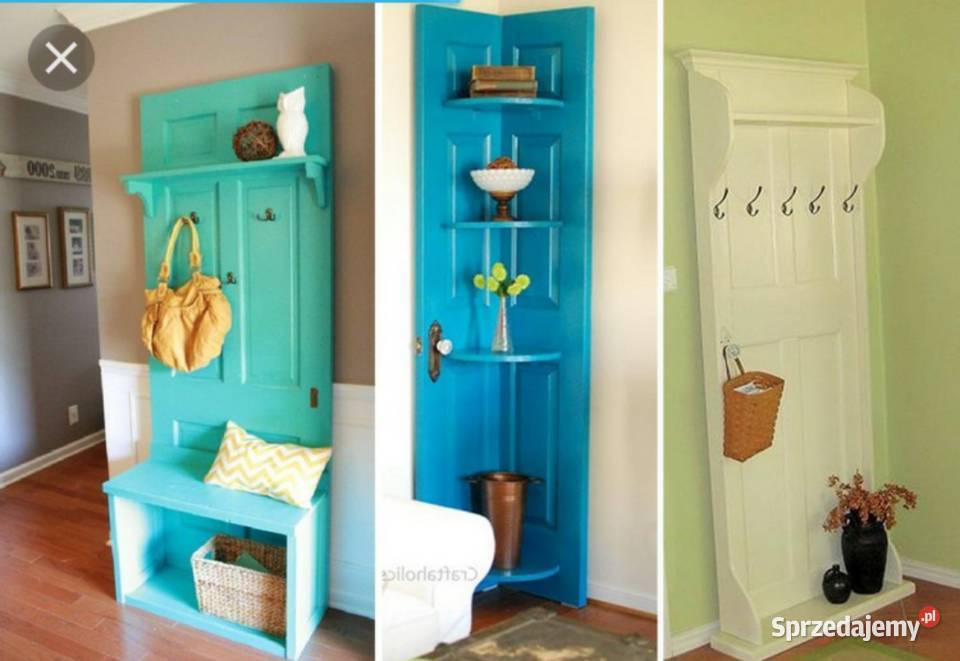 Stare drzwi loft na wieszak Lublin