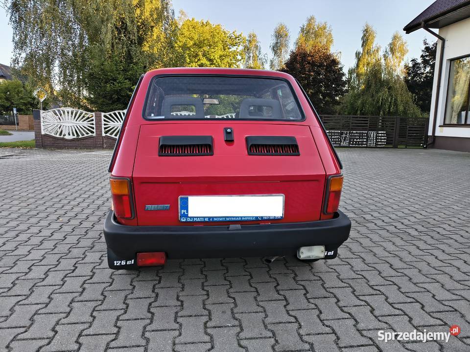 Sprzedam Fiat 126p Maluch EL elegant 1999 39500km Ostrów Mazowiecka sprzedam