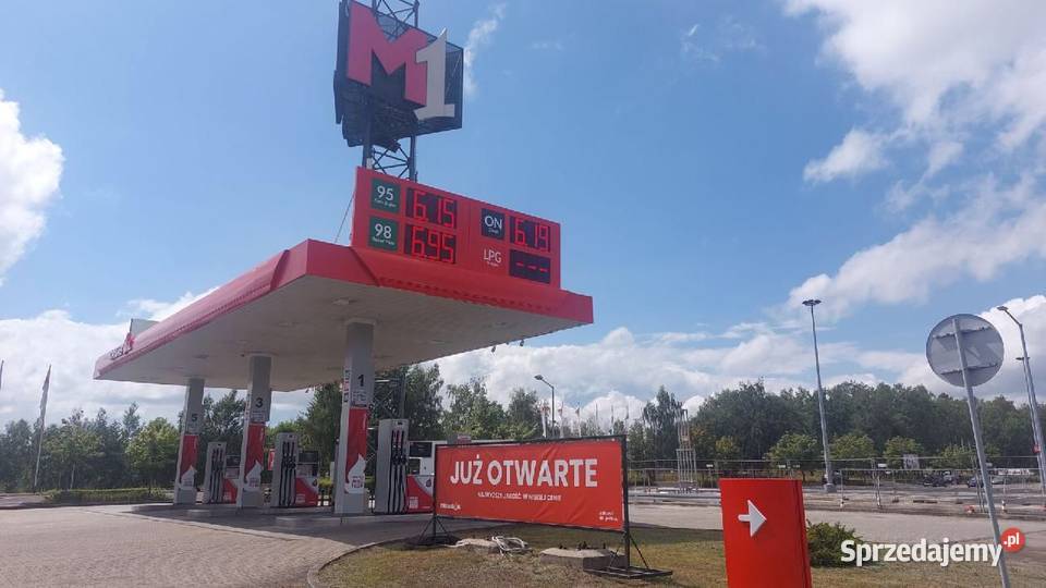 Pylon cenowy na wiatę stacji paliw duże Warszawa
