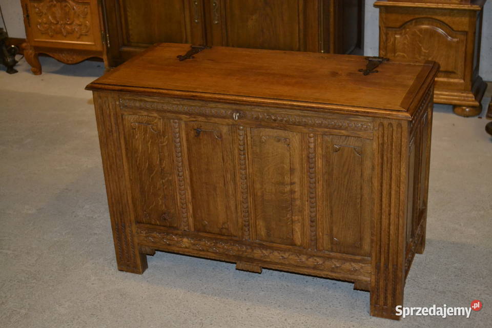 kufer francuski dąb Meble Będzin