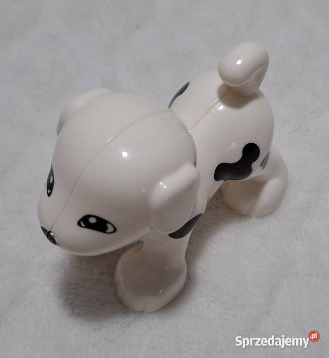 Figurka pies piesek dalmatyńczyk 57 klocki Czeladź