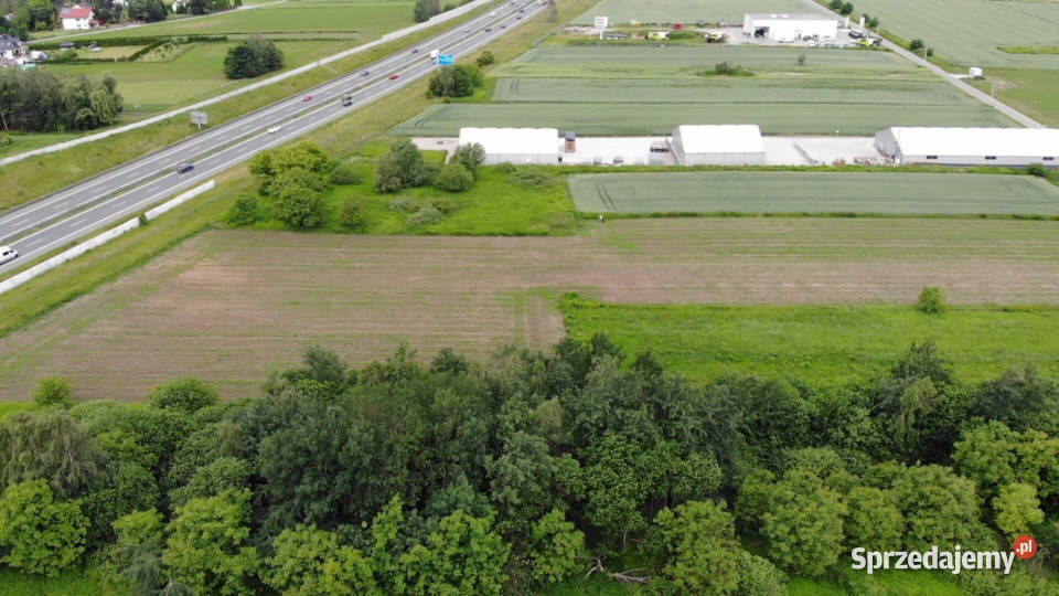 Działka usługowa 749m2 węźle A4 10m małopolskie Targowisko